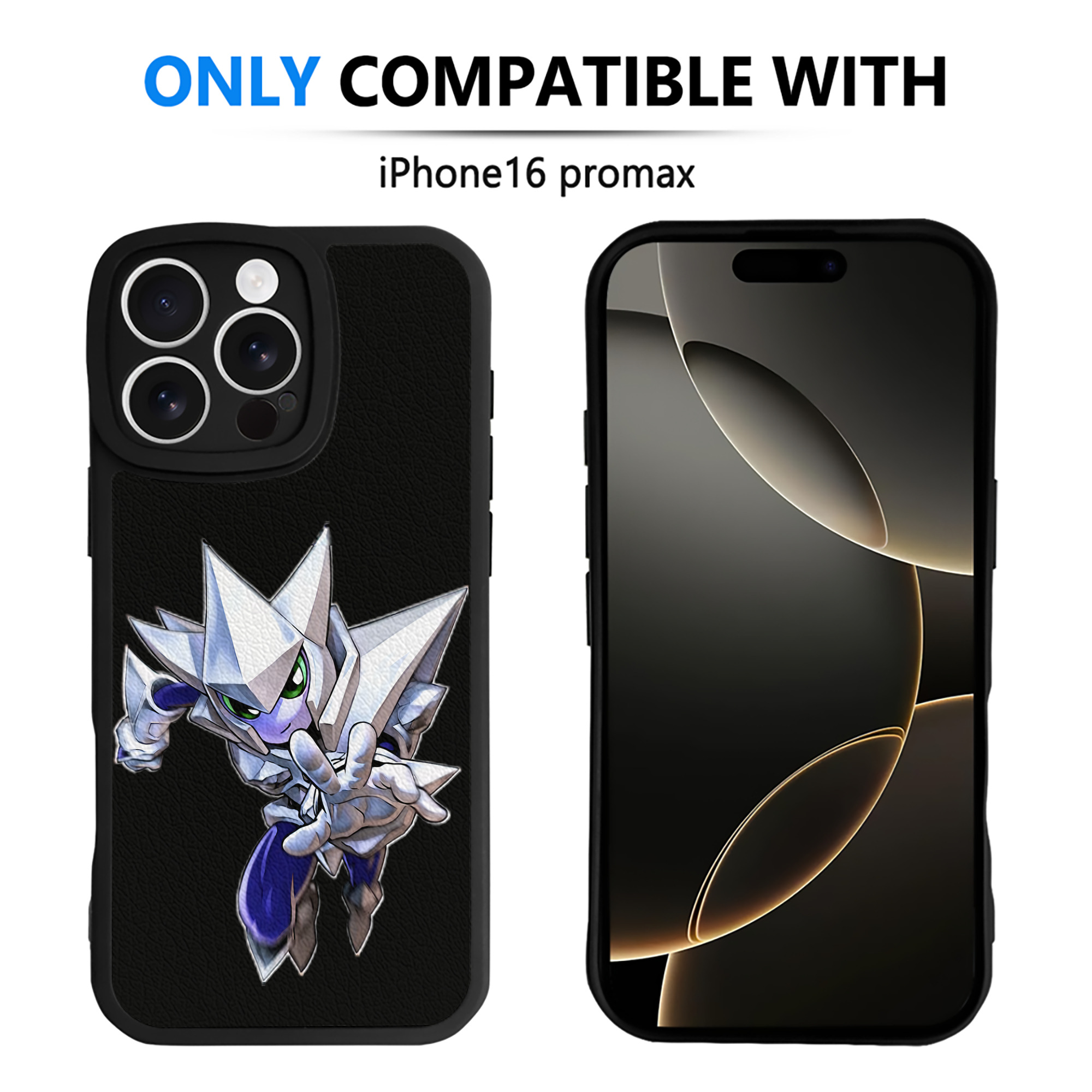 （画像用） 遊☆戯☆王 Yu-Gi-Oh! 【iPhone 16シリーズ対応】シリコンスマホケース（レザー調） 材質：シリコン